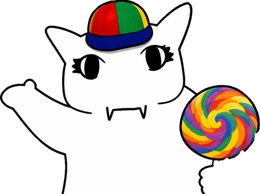 the greeter of the Autistic Cat Department, waving